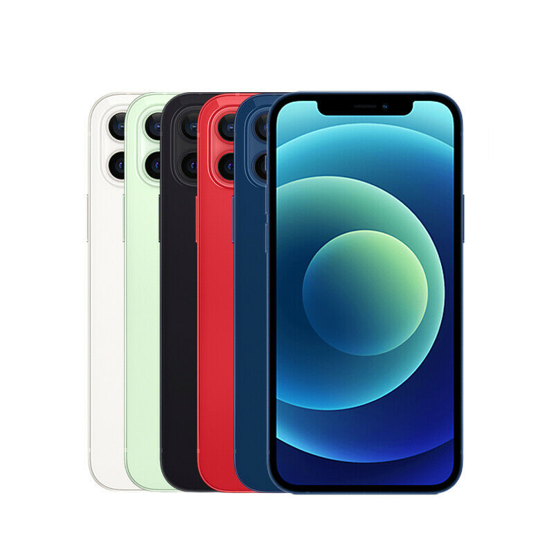 Apple iPhone 12 - 128GB (Colores disponibles: Negro, blanco, rojo, verde, azul, morado)(Refurbished)